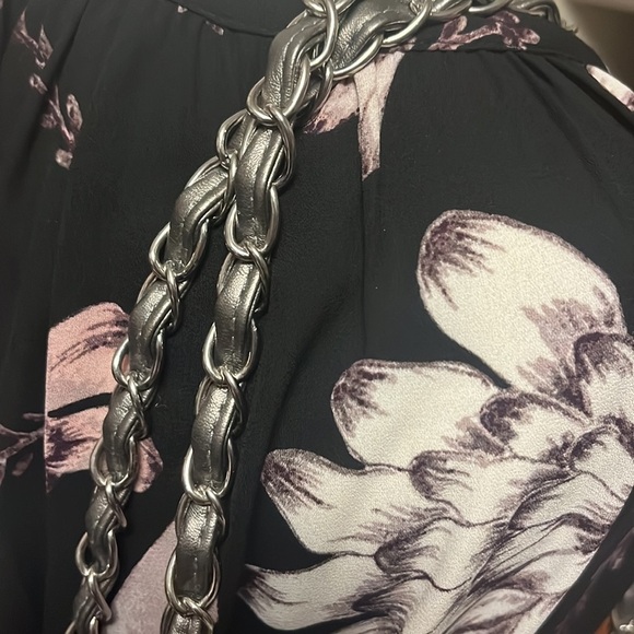 Laila bag with chain handles, zipper pocket, new - Picture 3 of 10